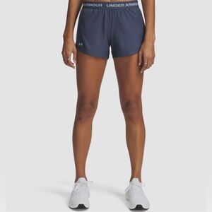 NWT $30 Under Armour Women's Dark Blue/Grey Athletic Shorts XXL